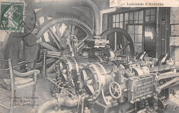 LAVELADE-d'ARDECHE (Ardèche) - Les Mines D'Anthracite (Dir. M. Couderc) - La Salle Des Machines - Voyagé 1907 (2 Scans) - Autres & Non Classés