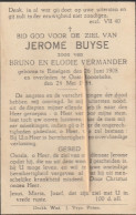 Oostrozebeke, Oost-Roosebeke, Emelgeme, 134, Jerome Buyse, Vermander, - Images Religieuses
