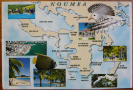 NOUMEA CARTE GEOGRAPHIQUE MULTIVUES - Nouvelle Calédonie