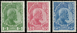 * LIECHTENSTEIN - Poste - 1/3, Complet - Unused Stamps