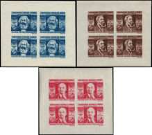 ** ROUMANIE - Blocs Feuillets - 23/25, Complet: Marx, Engles, Lénine - Other & Unclassified