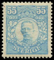 ** SUEDE - Poste - 101, Signé Scheller: 55ö Bleu-vert - Unused Stamps