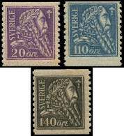 * SUEDE - Poste - 151/53, Complet 3 Valeurs: Gustave 1er - Unused Stamps