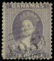 O BAHAMAS - Poste - 4A, 6p. Gris-violet - Bahama's (1973-...)