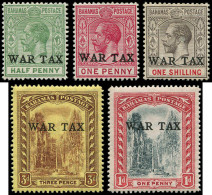 * BAHAMAS - Poste - 55/59, "War Tax" Complet, 5 Valeurs - Bahama's (1973-...)