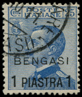 O BENGASI - Poste - 2, 1p. S. 25c. Bleu (Sas. 2) - Libyen