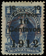 O BOLIVIE - Poste - 92a, Surcharge Noire: Timbre Fiscal Postal - Bolivien