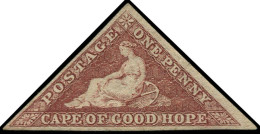 (*) CAP DE BONNE ESPERANCE - Poste - 3, Belles Marges, Signé: 1p. Rose-rouge - Kaap De Goede Hoop (1853-1904)