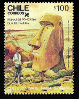 1986 Easter Islands Michel CL 1131 Stamp Number CL 720 Yvert Et Tellier CL 742 Stanley Gibbons CL 1057 Used - Chile