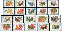 ** COOK - Poste - 1160/74 + 1176/80, Complet 20 Valeurs: Papillons - Cookeilanden