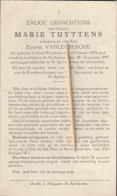 Oostrozebeke, Oost-Roosebeke, St-Katherina 1945, Marie Tuyttens, Vanlerberghe - Devotion Images