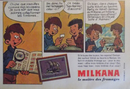 Publicité De Presse ; Fromages Milkana - Werbung