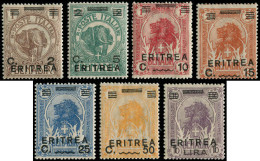 ** ERYTHREE - Poste - 54/60, Lion Et éléphant (Sas. 54/60) - Erythrée