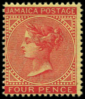 * JAMAIQUE - Poste - 4, Très Frais: 4p. Brun-orange - Giamaica (...-1961)