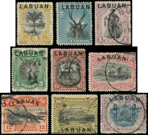 O LABUAN - Poste - 48/56, Complet 9 Valeurs (49/50 *) - Federation Of Malaya