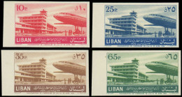 ** LIBAN - Poste Aérienne - 90/93, Série Complète Non Dentelée: Aéroport De Khaldé - Liban
