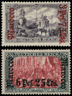 * MAROC ALLEMAND - Poste - 31/32, 2 Valeurs - Marokko (kantoren)