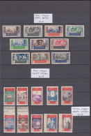 LOT MAROC GB BUREAUX - Lots & Collections - Collection De Non Dentelés, 1946/1955, **,*, Obl, Certains Rousseurs Habitue - Postämter In Marokko/Tanger (...-1958)