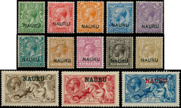 * NAURU - Poste - 1/14 (sauf 3), Très Frais, Le 14 Signé Brun - Nauru