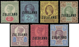 * ZOULOULAND - Poste - 3/9, 7 Valeurs: Timbres De Grande Bretagne Surchargés - Zoulouland (1888-1902)