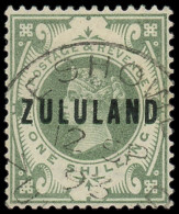 O ZOULOULAND - Poste - 10, Avec Gomme: 1s. Vert - Zoulouland (1888-1902)