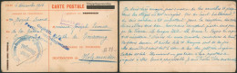 Guerre 14-18 - CP "Kriesgefangenensendung" De Tourcoing + Briefstempel Et Gepruft (6e Armée) > Camp De Holzminden - 1. Weltkrieg 1914-1918