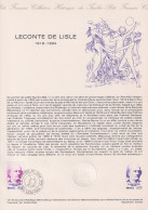 1978 FRANCE Document De La Poste Leconte De Lisle N° 1988 - Documenti Della Posta