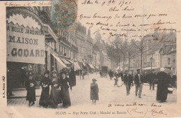 Blois (41 - Loir Et Cher) Rue Porte Côté .Le Marché Au Beurre - Blois