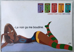 PUB CANDEREL Le Noir ça Me Boudine - Publicité