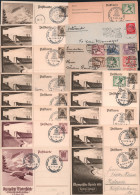 LET Jeux Olympiques - Lots & Collections - Allemagne (1936), Berlin, Collection De 148 Documents, Lettre, Cachets, Série - Andere & Zonder Classificatie