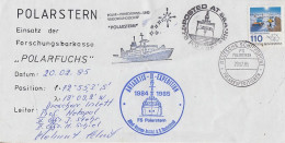 Germany Polarstern "Einsatz Der Forschungsbarkasse Polarfuchs"  20.02.1985.1985  Signature (FAR166) - Polar Ships & Icebreakers