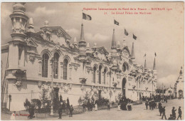 CARTE POSTALE   Exposition Internationale 1911.ROUBAIX 59  Le Grand Palais Des Machines - Roubaix