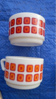 2 Tasses Arcopal Vintage - Other & Unclassified