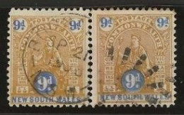 New South Wales      .   SG    .   351/352    .   O      .     Cancelled - Used Stamps