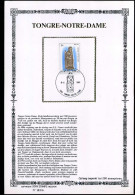 2010 - Toeristische 1981 - Tongre-Notre-Dame - Zijde/soie Sony Stamps - Cartoline Commemorative - Emissioni Congiunte [HK]