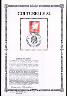 2061 - Culturelle 82 - Louis-Paul Boon  - Zijde/soie Sony Stamps - Cartes Souvenir – Emissions Communes [HK]