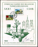1501/02 - Syndicale Kamer Der Belgische Tuinbouwkundigen - Cartas Commemorativas - Emisiones Comunes [HK]