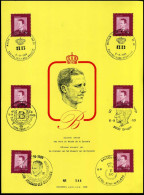 1986 - 50e Verjaardag Koning Boudewijn - Erinnerungskarten – Gemeinschaftsausgaben [HK]