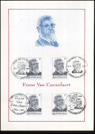 1965 - Frans Van Cauwelaert - Cartas Commemorativas - Emisiones Comunes [HK]