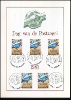 2008 - Dag Van De Postzegel 1981 - Erinnerungskarten – Gemeinschaftsausgaben [HK]