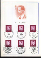1986 - 50° Verjaardag Koning Boudewijn - Erinnerungskarten – Gemeinschaftsausgaben [HK]