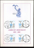 1993 - Albrecht Rodenbach - Souvenir Cards - Joint Issues [HK]