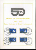 1938 - Nationale Kas Voor Beroepskrediet - Souvenir Cards - Joint Issues [HK]