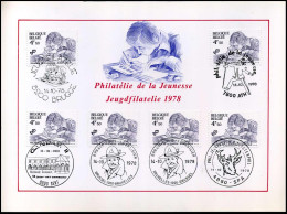 1912 - Jeugdfilatelie 1978 / Phlatélie De La Jeunesse - Souvenir Cards - Joint Issues [HK]