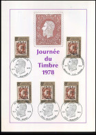 1890 - Journée Du Timbre  1978 - Souvenir Cards - Joint Issues [HK]