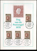 1890 - Dag Van De Postzegel  1978 - Erinnerungskarten – Gemeinschaftsausgaben [HK]