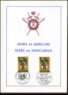 1855 - Mars En Mercurius - Souvenir Cards - Joint Issues [HK]