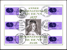 1838 - Internationaal Rubensjaar - Erinnerungskarten – Gemeinschaftsausgaben [HK]