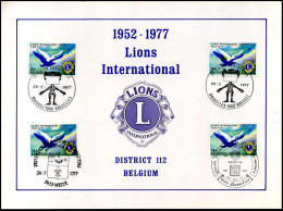 1849 - Lions International - Souvenir Cards - Joint Issues [HK]