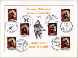 1827 - Jeugdfilatelie, Jeugd En Muziek / Jeunesse Philatélie, Jeunesses Musicales - Cartoline Commemorative - Emissioni Congiunte [HK]
